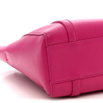 Calfskin XXS Everyday Tote Rose Magenta Black