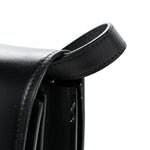 Box Calfskin Medium Classic Box Flap Bag Black
