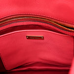 Goatskin Madras Top Handle Bag Fragola