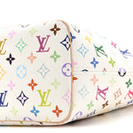 LV X TM Monogram Multicolor Neverfull MM White
