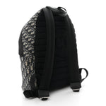 Oblique Calfskin Rider Backpack Beige Black