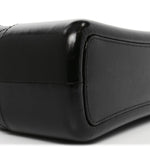 Aged Calfskin Quilted Medium Gabrielle Hobo Black