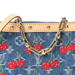 LV X TM Monogram Denim Cerises Pochette Accessories Blue