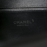 Caviar Quilted Medium Boy Flap Black