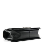 Caviar Quilted Medium Boy Flap Black
