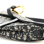 Oblique Saddle Bag Blue