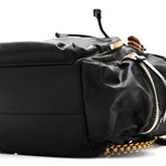 Nylon Medium Rucksack Backpack Black