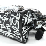 Agneau Arena Graffiti Neo Cagole Handbag XS Black White