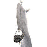 Oblique Saddle Bag Blue
