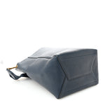 Goatskin Sangle Bucket Bag Blue