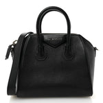 Sugar Goatskin Mini Antigona Black