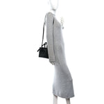 Spazzolato Mini Re-Edition 1995 Double Handle Handbag Black