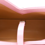 Box Calfskin Small Cut Out Shoulder Bag Pink
