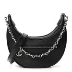 Calfskin Monogram Loop H27 Black