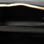 Caviar Quilted Medium CC Filigree Vanity Case Black