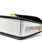 Metallic Calfskin Concerto Bag SIlver