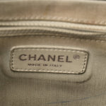 Washed Lambskin Quilted Medium Chain Around Messenger Black