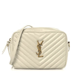 Calfskin Matelasse Monogram Lou Camera Bag Crema Soft