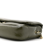 Lambskin Mini GG Milano Top Handle Shoulder Bag Green