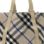 Jacquard Check Festival Tote Lichen