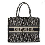 Oblique Medium Book Tote Blue Multicolor