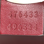 Calfskin Matelasse Super Mini GG Marmont Shoulder Bag Rosso Ancora