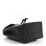 Calfskin Lockme Mini Backpack Black
