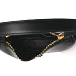Soft Calfskin Mini Arque Shoulder Bag Black