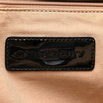 Patent Trim Supernova Check Medium Melbury Tote Black