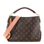 Monogram Beaubourg Hobo Mini Bordeaux Red Peach Safran Blue Jean Blue