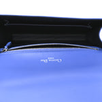 Smooth Calfskin Medium Diorama Flap Bag Blue