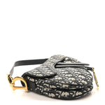 Oblique Saddle Bag Blue
