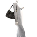 Tessuto Nylon Jacquard Logo Tote  Bruciato Sughero