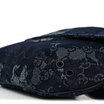 Denim Monogram Web Belt Bag Blue Multicolor