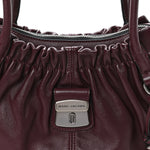 Nappa Medium The Cristina Satchel Dark Plum
