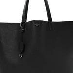 Calfskin Large Shopping Tote Black