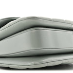 Lambskin Quilted Small Trendy CC Flap Dual Handle Bag Grey