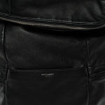 Canvas Calfskin Sid Backpack Black