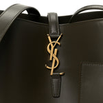 Shiny Calfskin Le 37 Bucket Bag Deep Musk