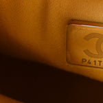 Suede Quilted Mini Chanel 25 Handbag Yellow