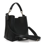 GG Calfskin Emblem Mini Bucket Bag Black