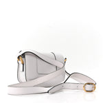 Calfskin Small Supervee Crossbody Bag Optic White