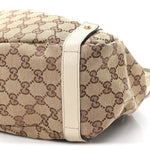 Monogram Medium Abbey Shoulder Bag Off White