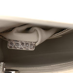 Niloticus Crocodile Himalaya Crystal Mini Lady Dior White
