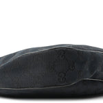 Monogram Medium Half Moon Hobo Black