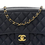 Caviar Quilted CC Shoulder Bag Navy