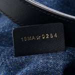 DIOR Denim Jacquard Oblique Large Toujours Blue