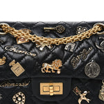 Aged Calfskin Lucky Charms 2.55 Reissue 224 Flap Black