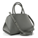 Calfskin Small Hug Bag Ash Grey