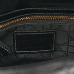 Patent Cannage Mini Lady Dior Black